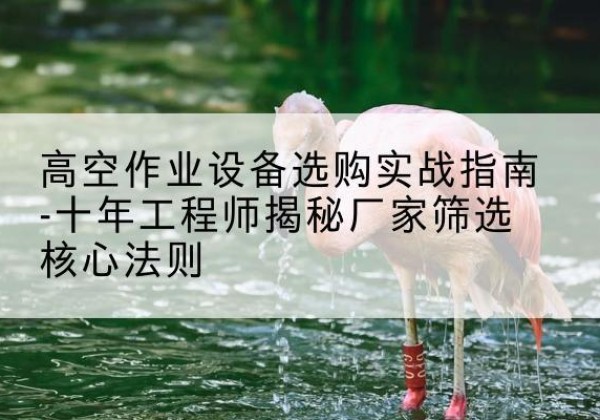 越秀剪叉式升降机厂家-高空作业设备选购实战指南-十年工程师揭秘厂家筛选核心法则